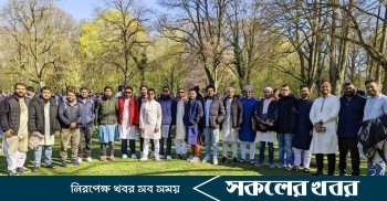 হামবুর্গের খোলা মাঠে ঈদের জামাত অনুষ্ঠিত